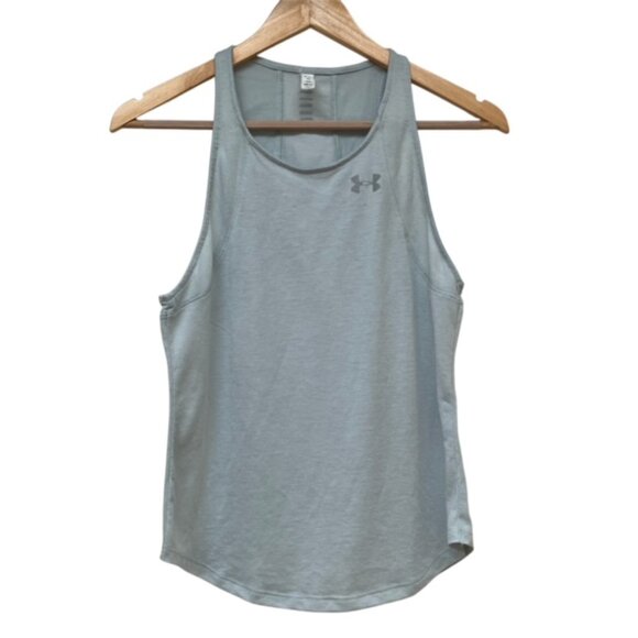 Under Armour Heat Gear light blue workout tank size S - Picture 1 of 8